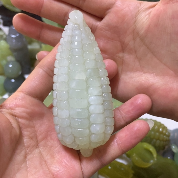 【闪购商品】未镶嵌蛇纹石玉把件可*