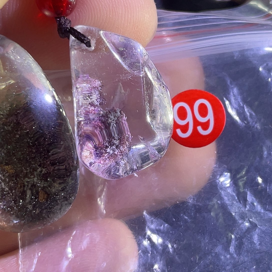 璐***学未镶嵌发晶吊坠(赠链)