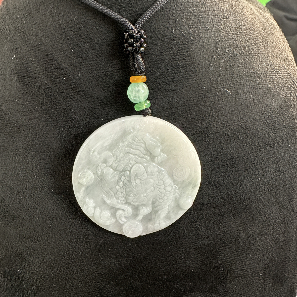 天然翡翠A货（通才貔貅）男女款玉石吊坠转运礼物