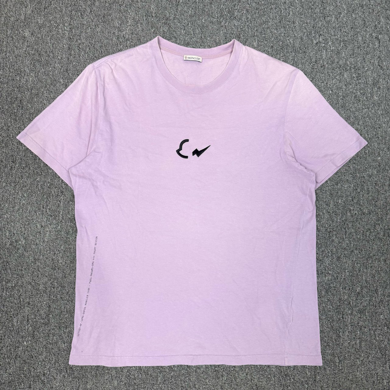 99新 MONCLER 12955409 Moncler x fragment 藤原浩 紫色短袖 S码