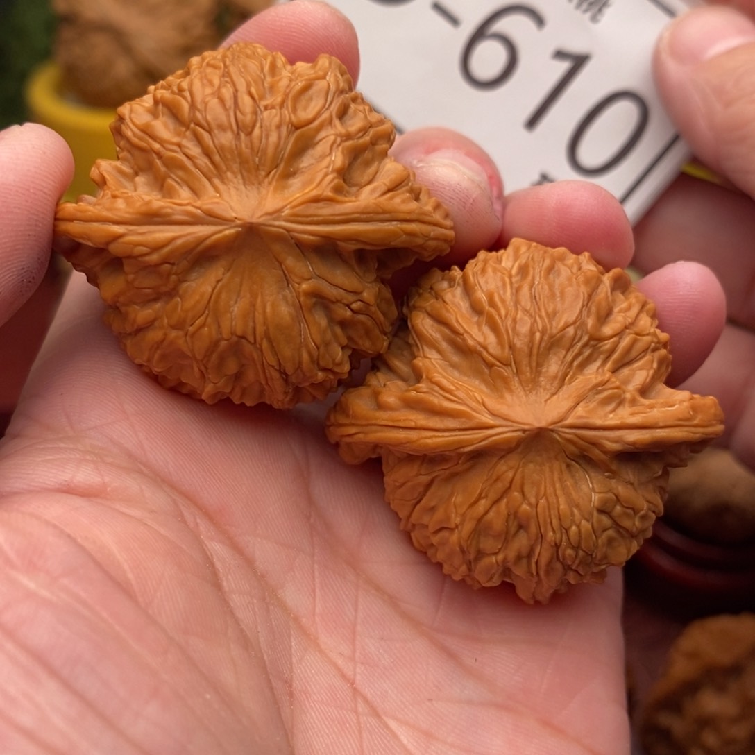 文玩核桃把件磨盘40