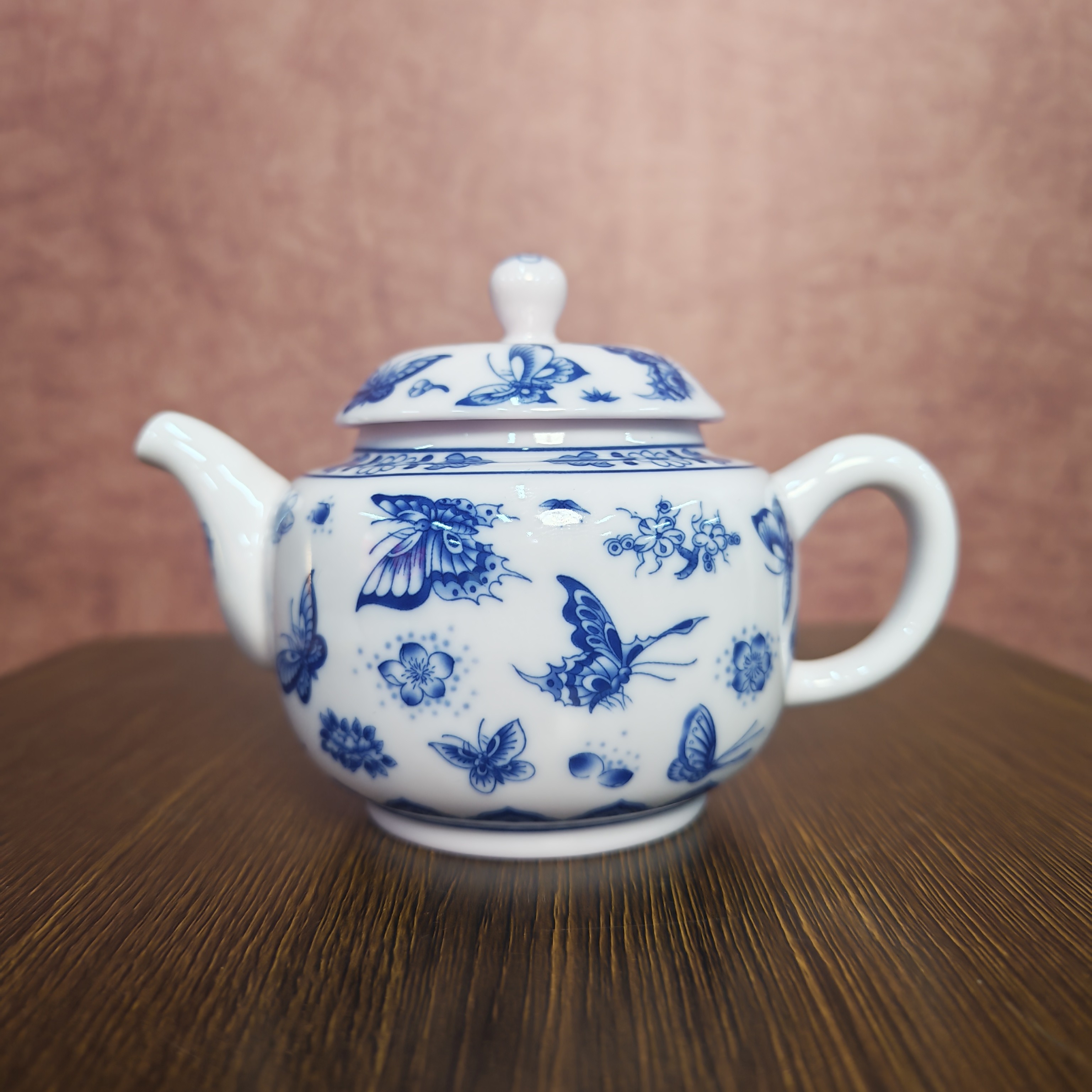  【景德镇】高温陶瓷，茶道花蝶壶瓷流水33