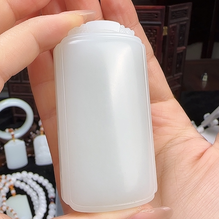 和田玉未镶嵌颈饰定制发货