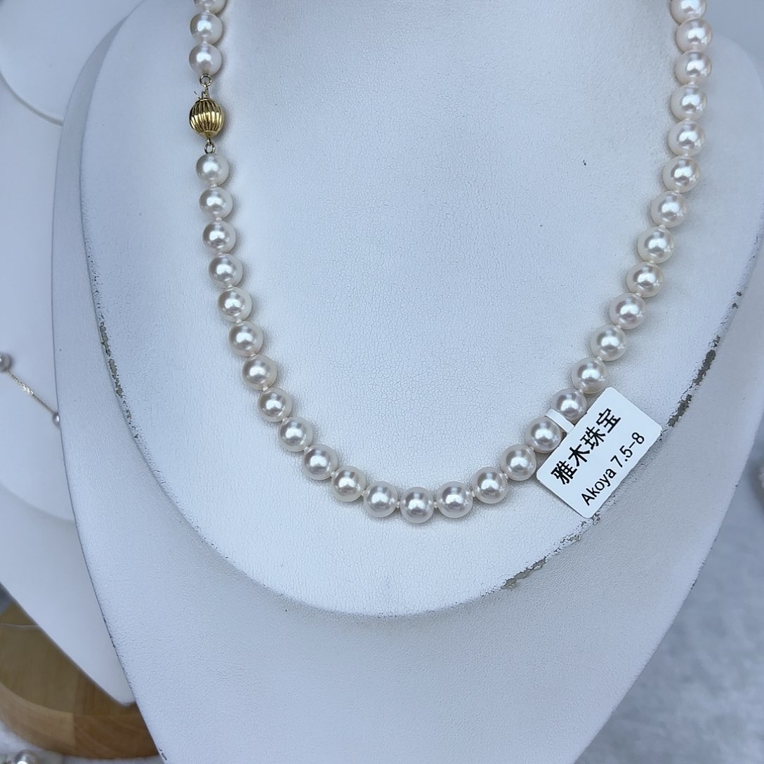 海水珍珠颈饰18K金镶嵌