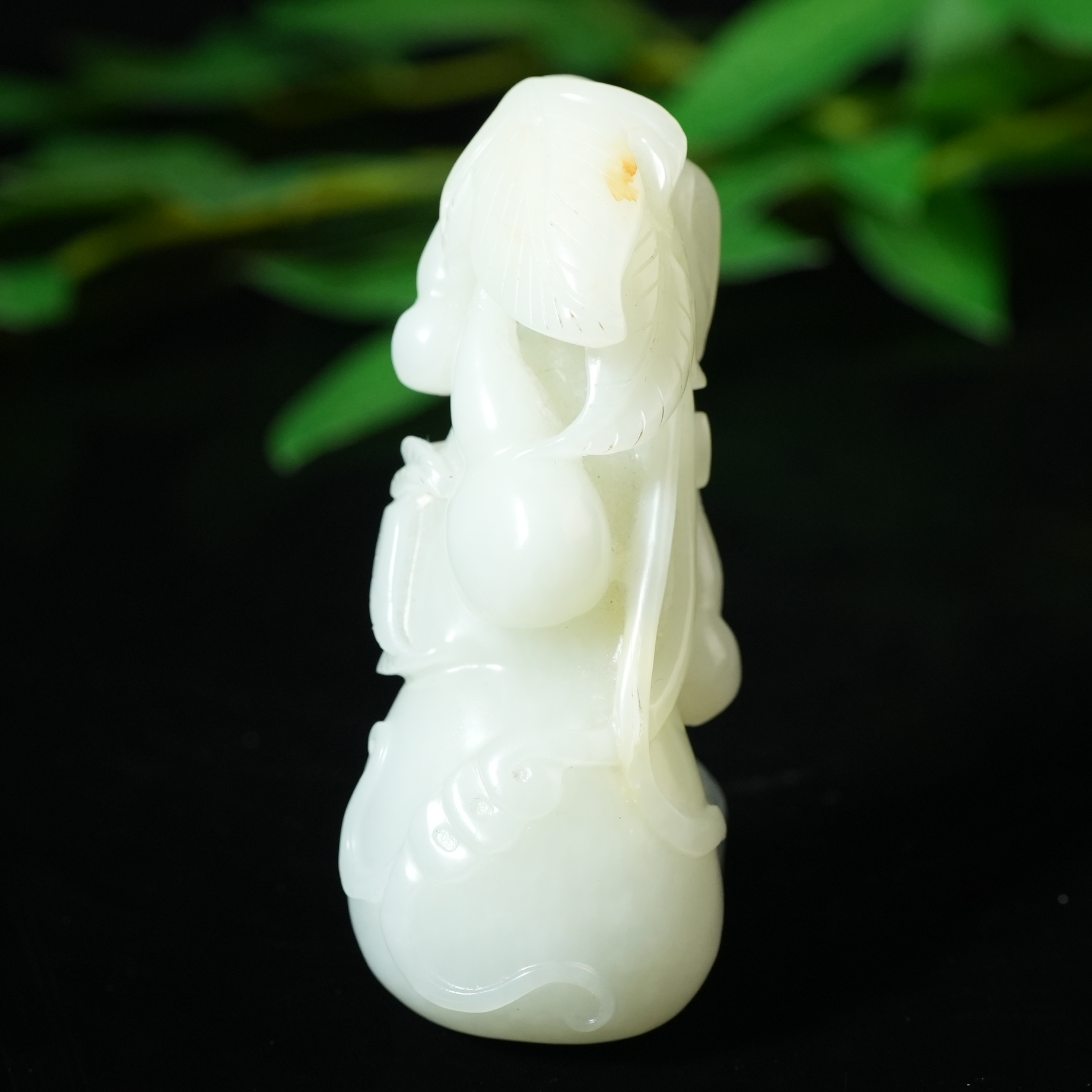 清代和田玉福禄万代把件【华豫之门】ZDW250122008