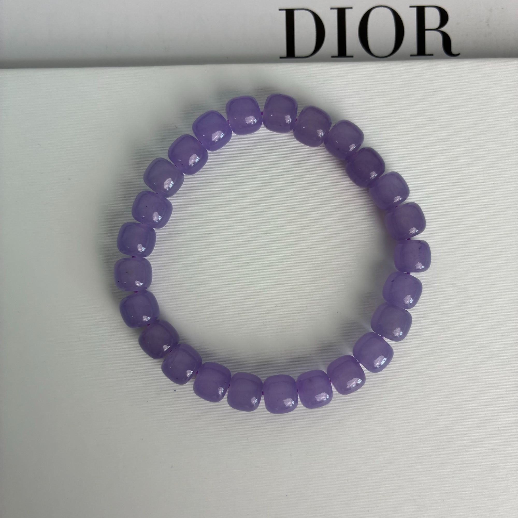 高定珠宝和田玉算盘珠手链8+HF3199S