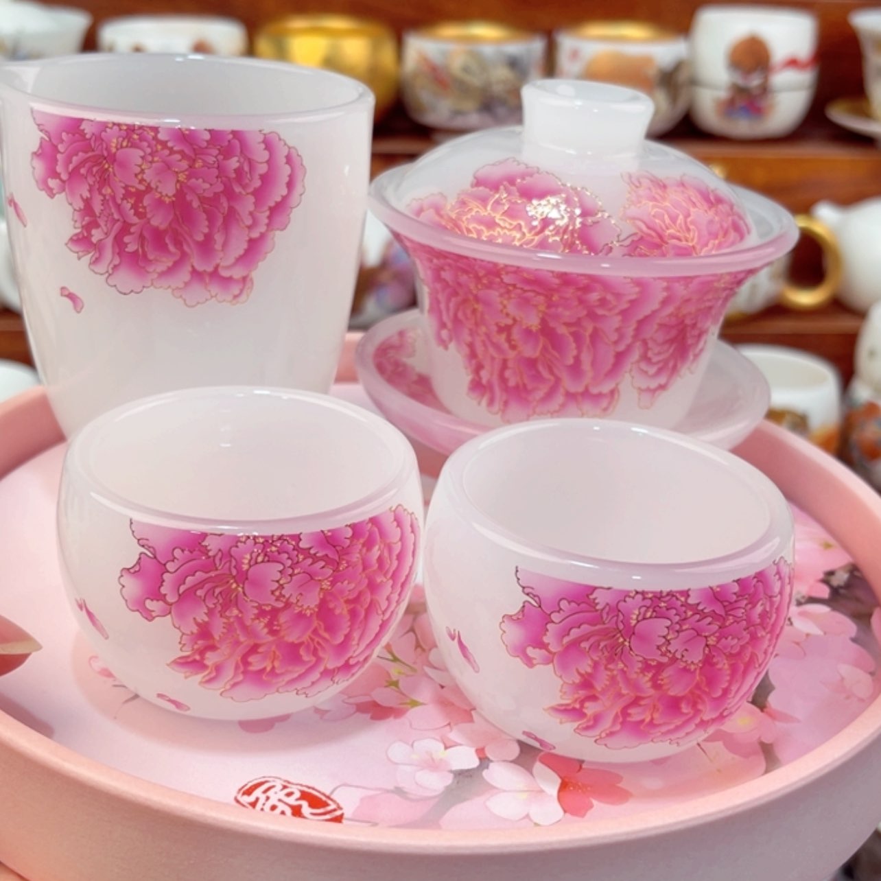 【闪购商品】高货羊脂玉瓷陶瓷茶具