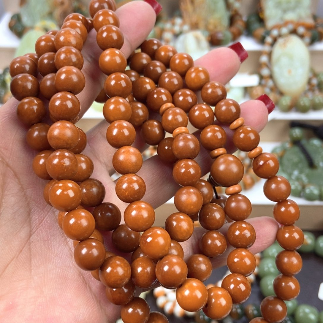 透闪石质玉手链未镶嵌