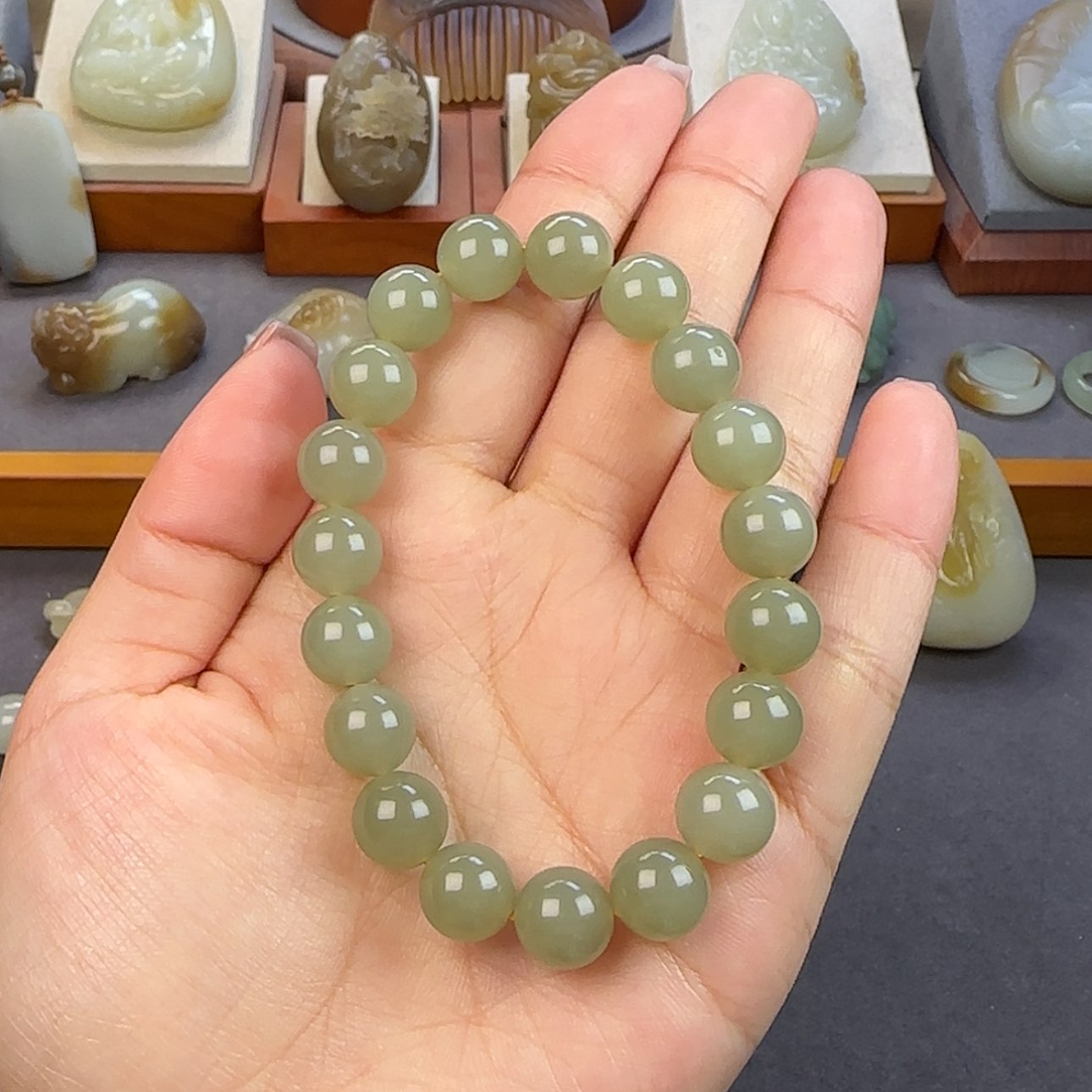 【闪购商品】和田玉手串未镶嵌