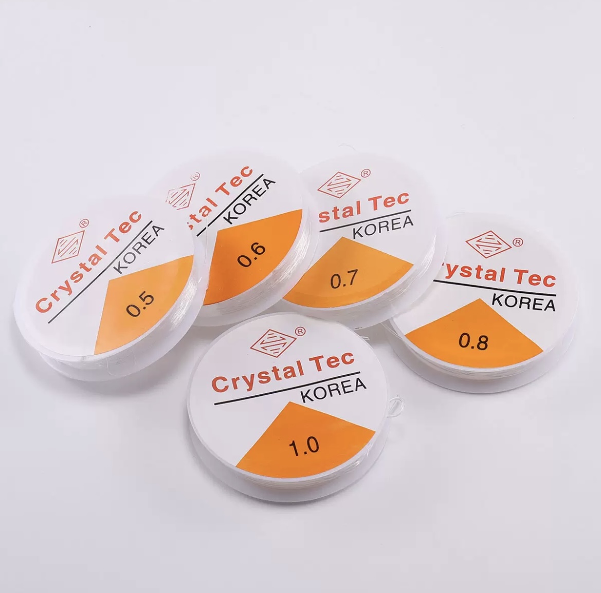 【至臻】透明白色水晶弹力线  饰品diy串珠弹力绳