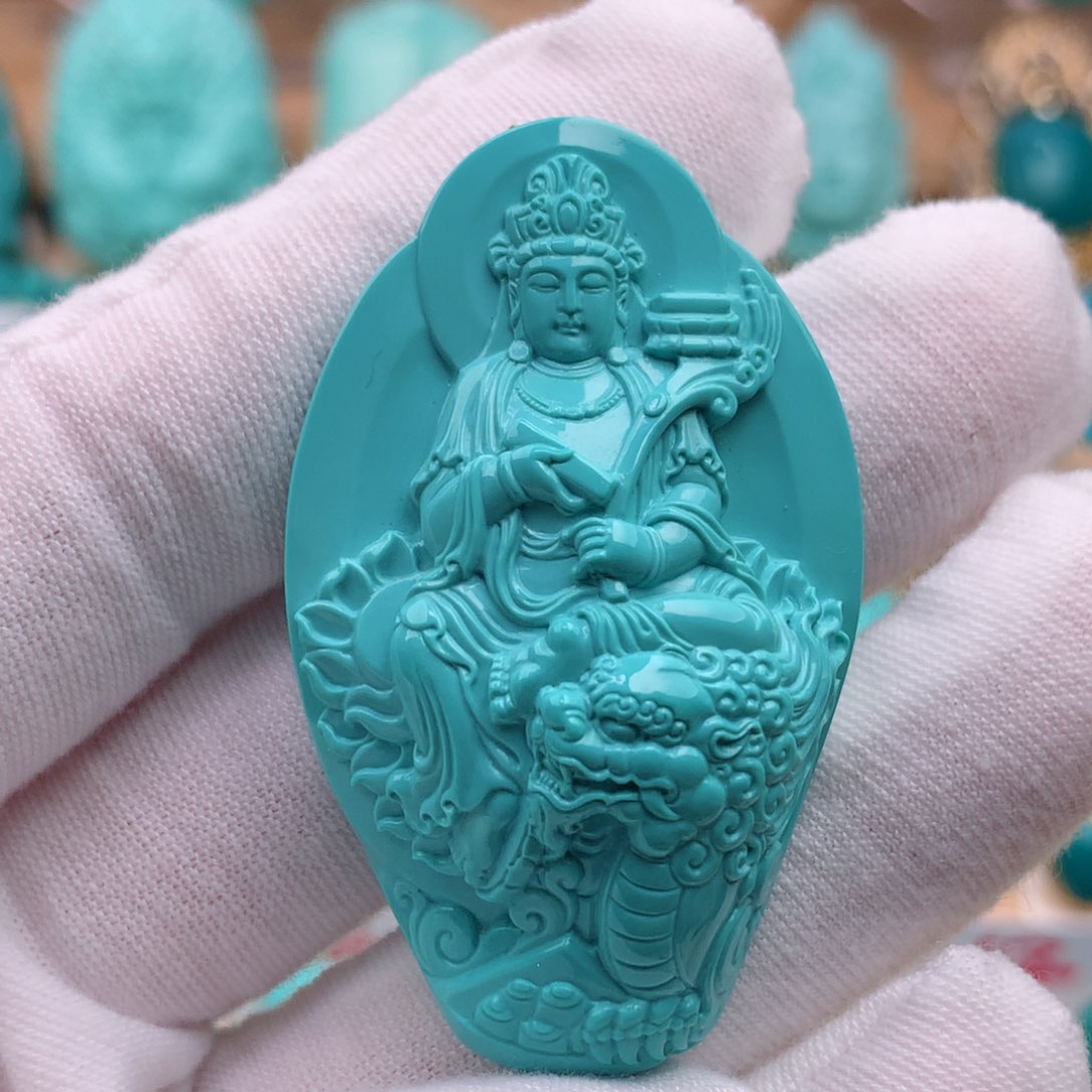 绿松石珠宝奇石未镶嵌