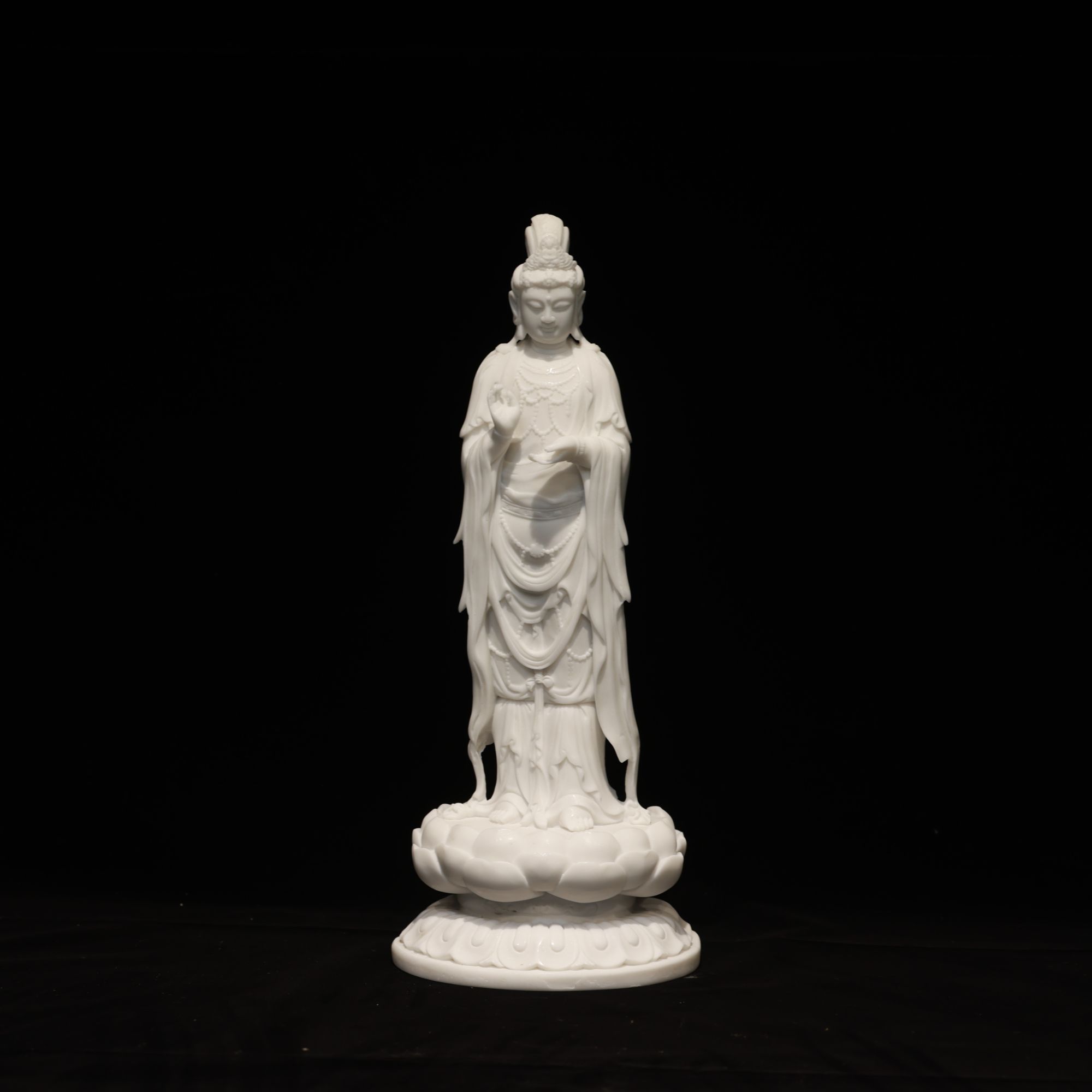 汉白玉尊者工艺品观音