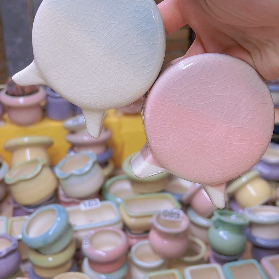 红陶陶瓷花盆当场满12包邮