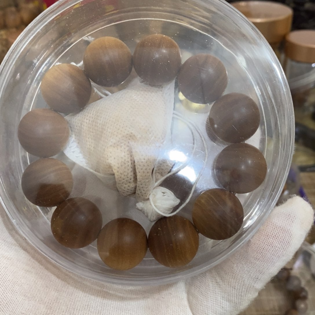 檀香木手串/手链依**，20横纹黑肉