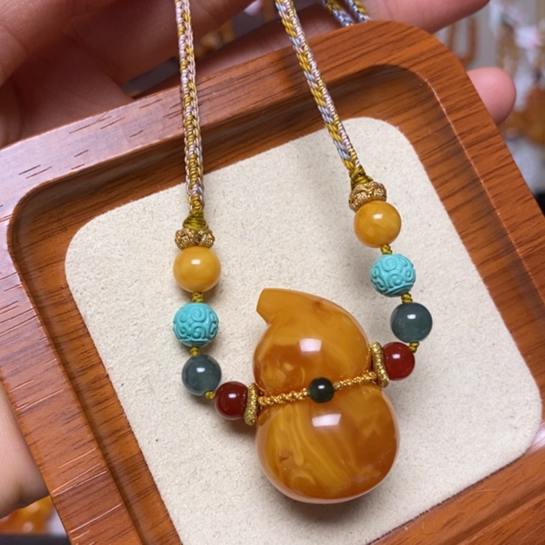 【闪购商品】蜜蜡颈饰未镶嵌项链