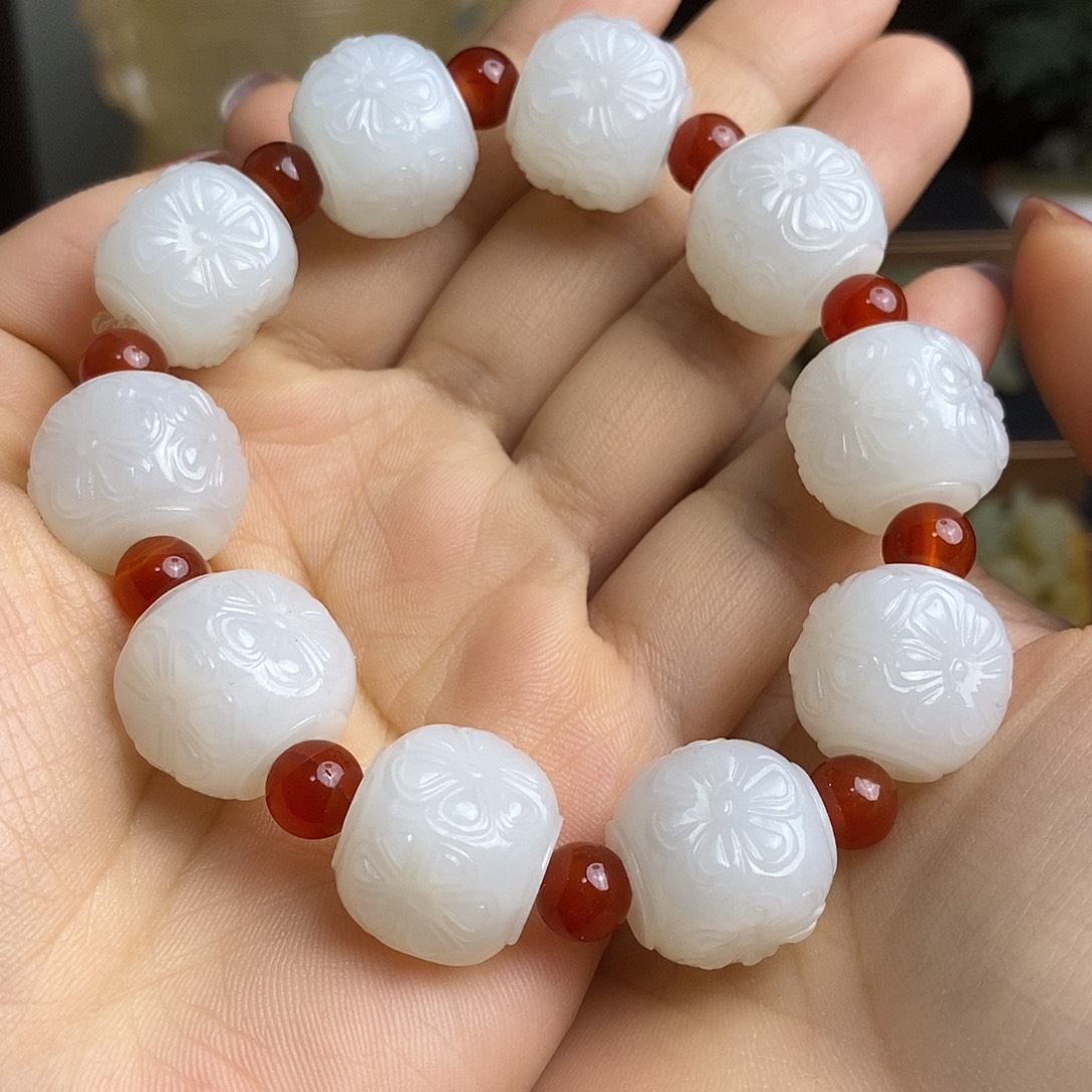 和田玉手链未镶嵌