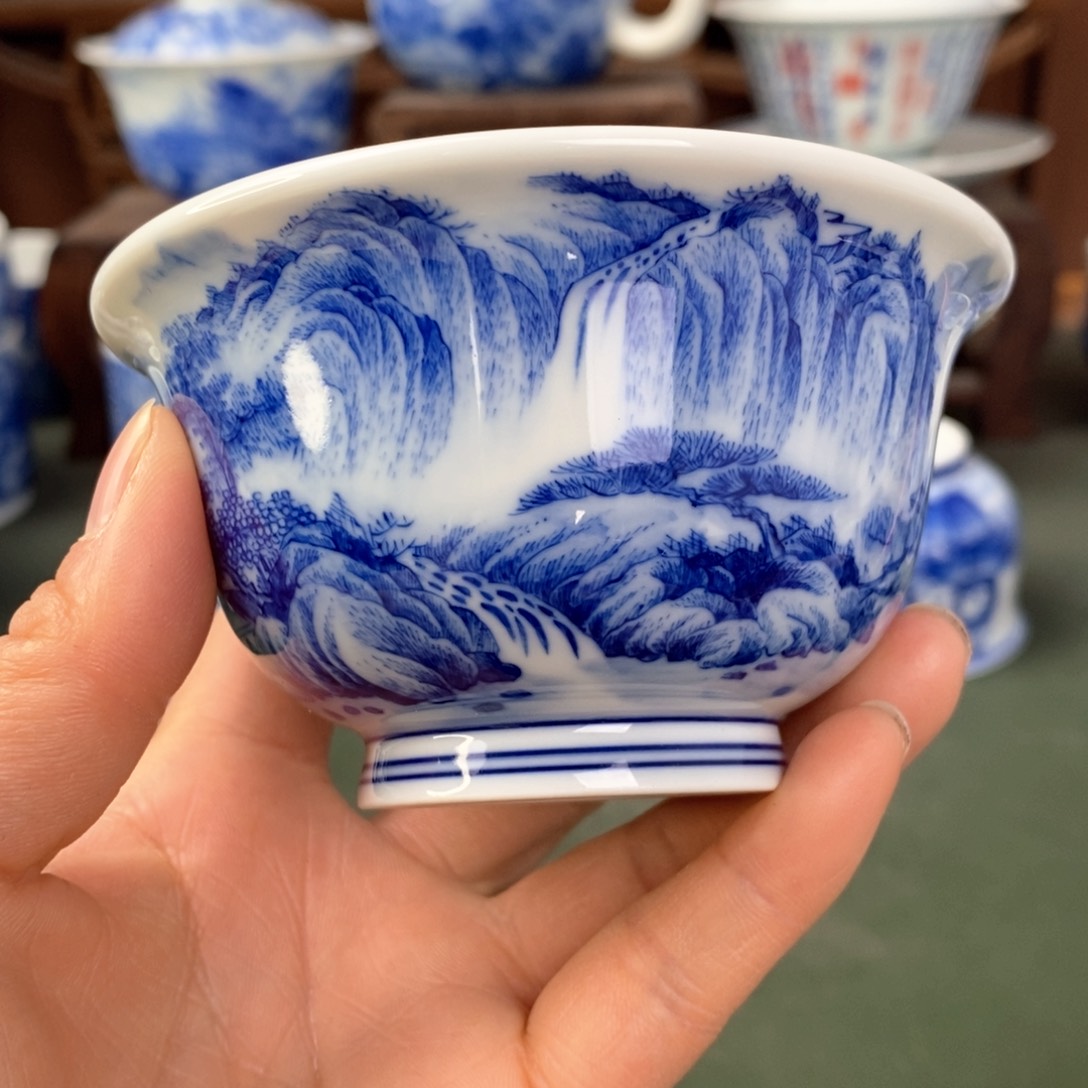 杯景德镇陶瓷手工手绘