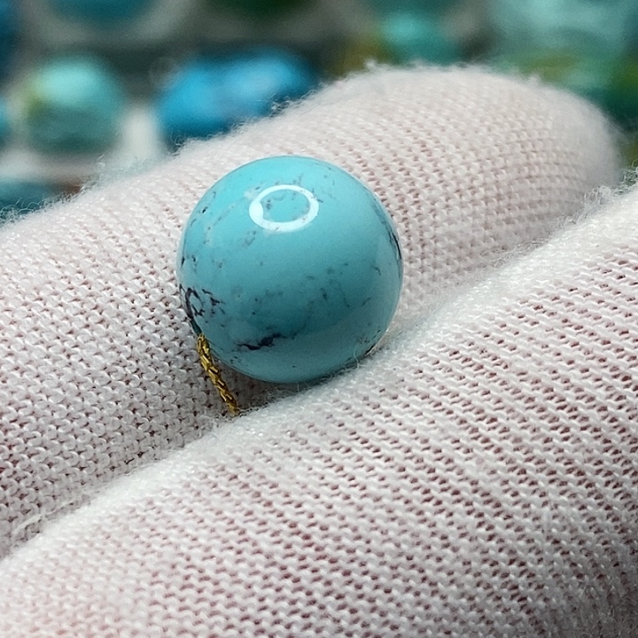 绿松石未镶嵌天然原矿 地大质检