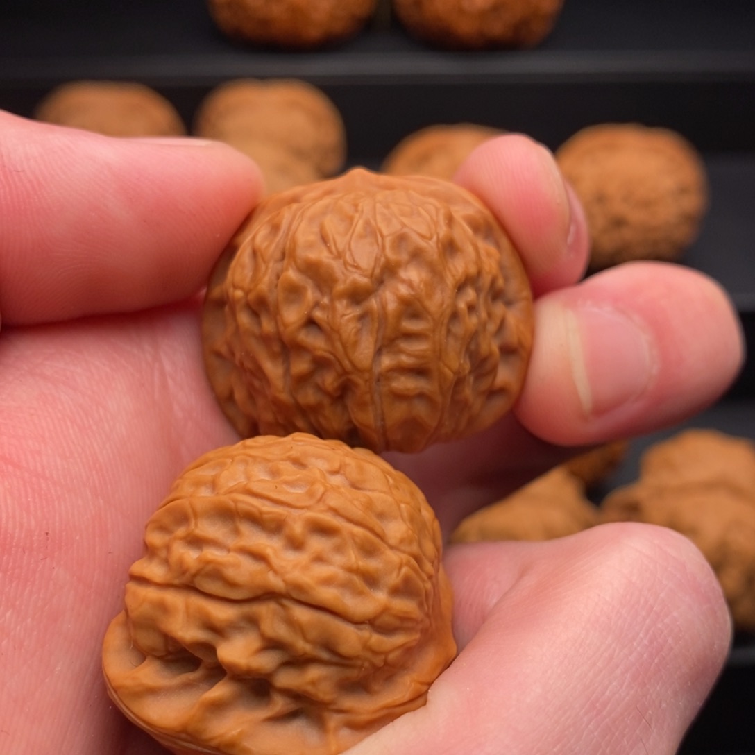 文玩核桃把件小***肥石门