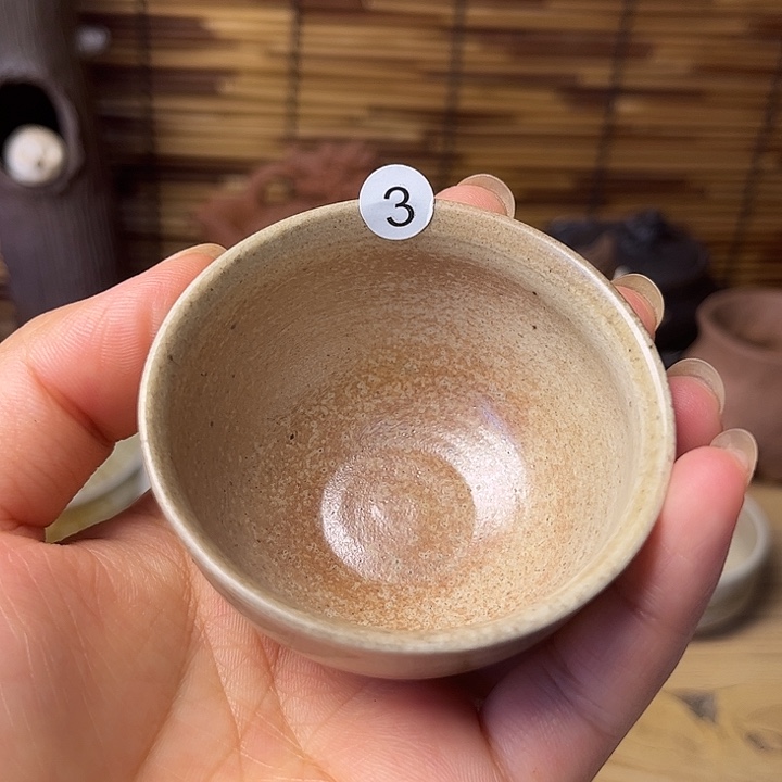 手公手作柴烧杯子