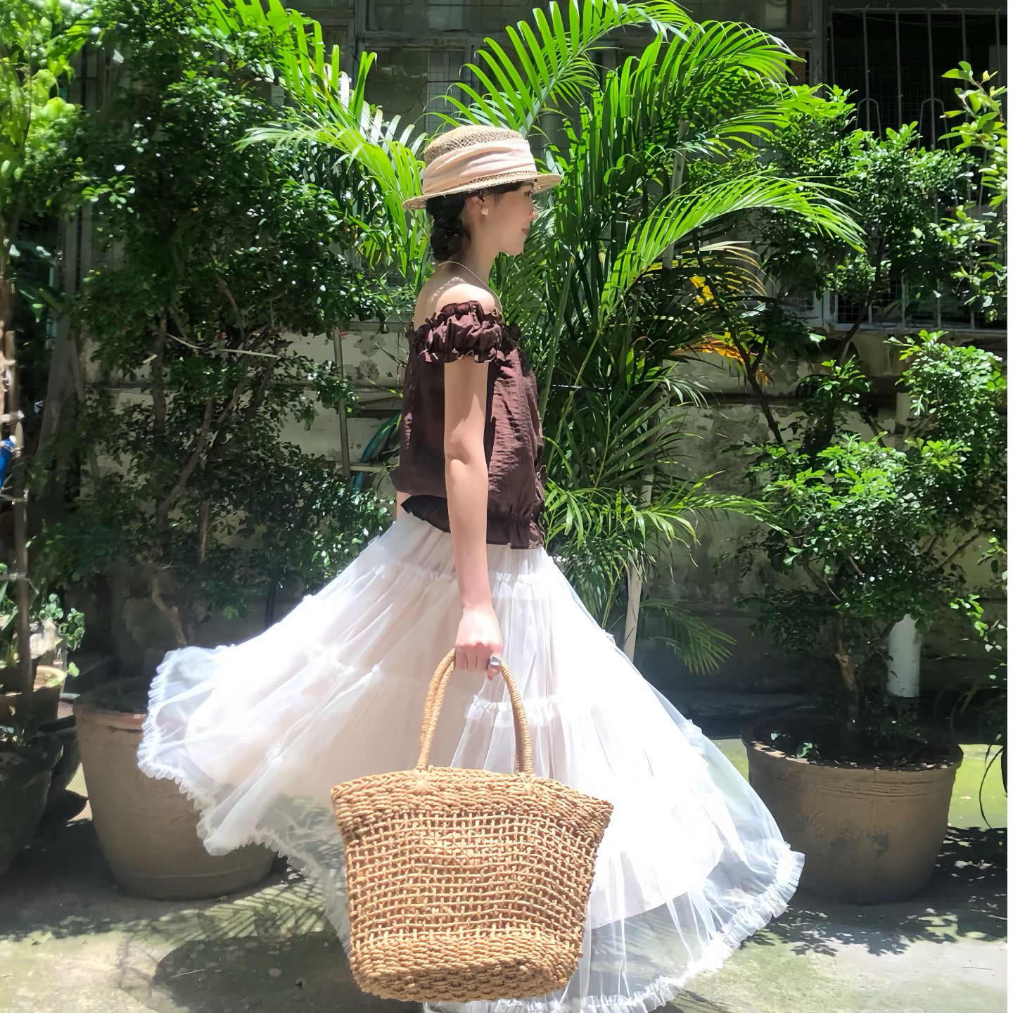 vintage复古外贸孤品连衣裙（直播链接）