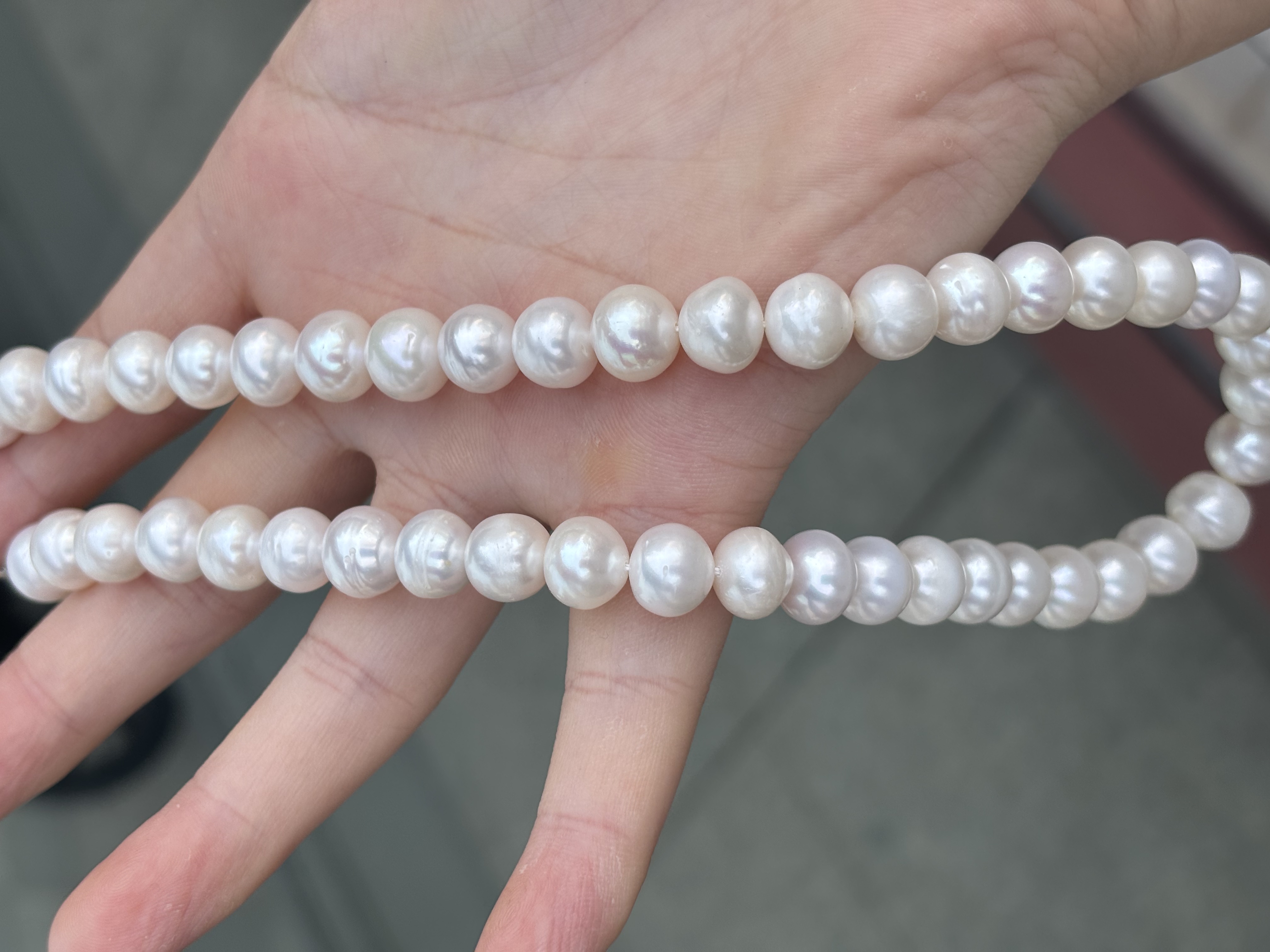 1102天然珍珠项链【点位9-10】