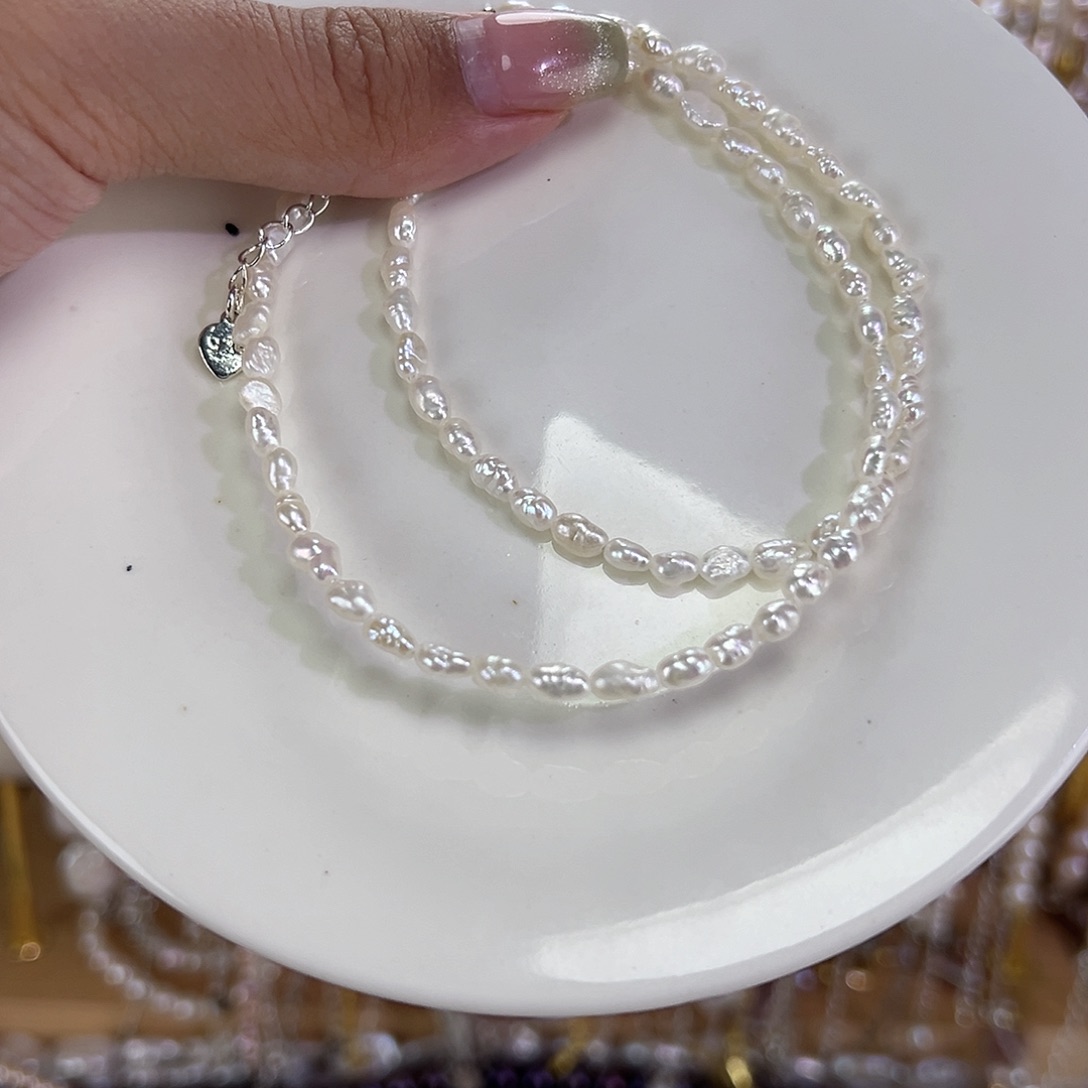 淡水珍珠手绳钛钢