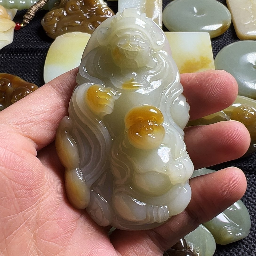 吊坠(不含链)未镶嵌和田玉