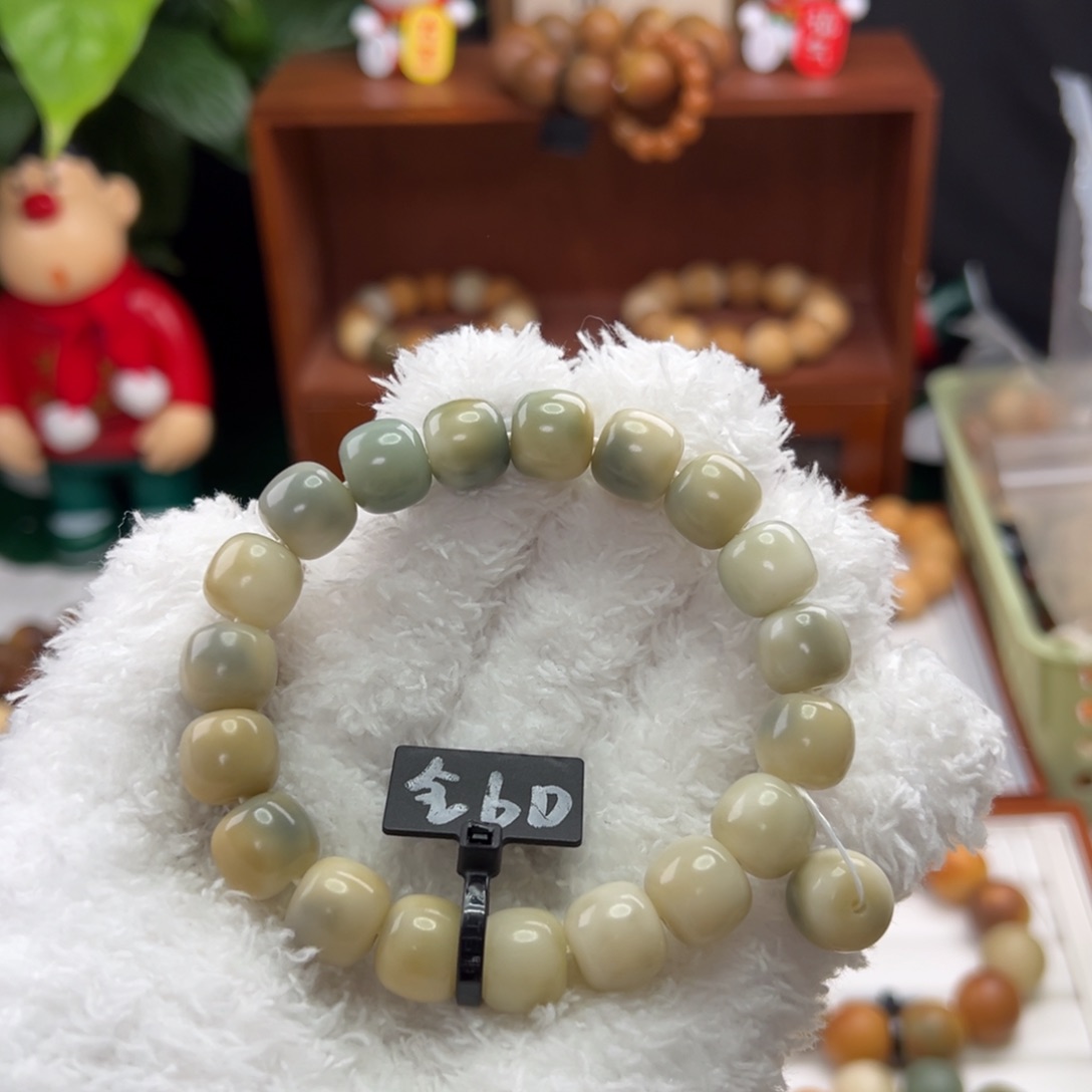 菩提根/象牙果手串卡12桶珠全品60