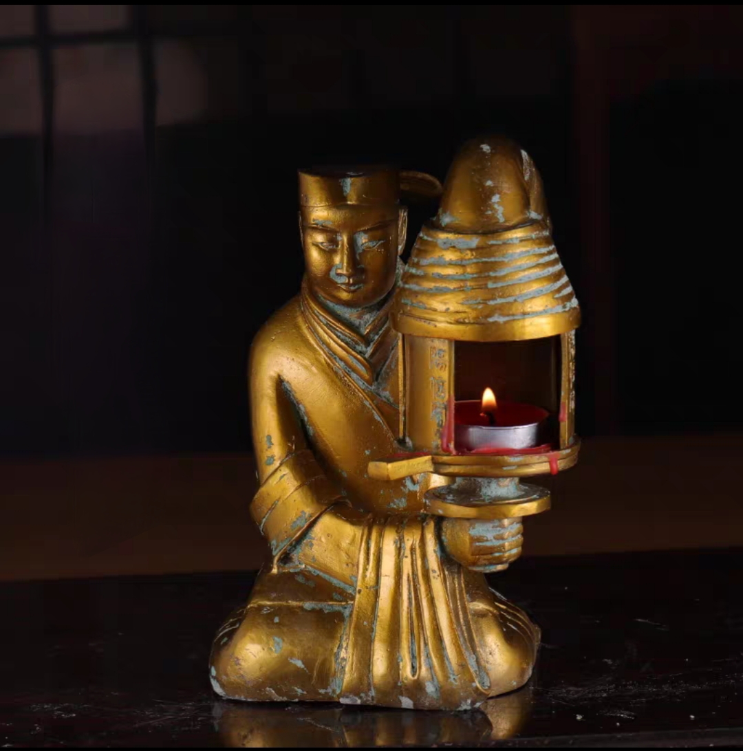 长信宫灯 仿古青铜器 家居摆件 桌面摆件