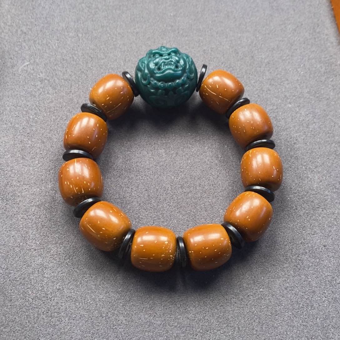 菩提把件紫金鼠菩提