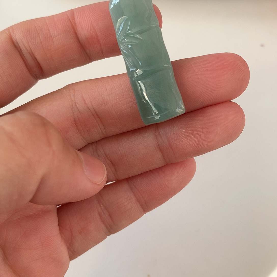 翡翠颈饰未镶嵌c*竹节