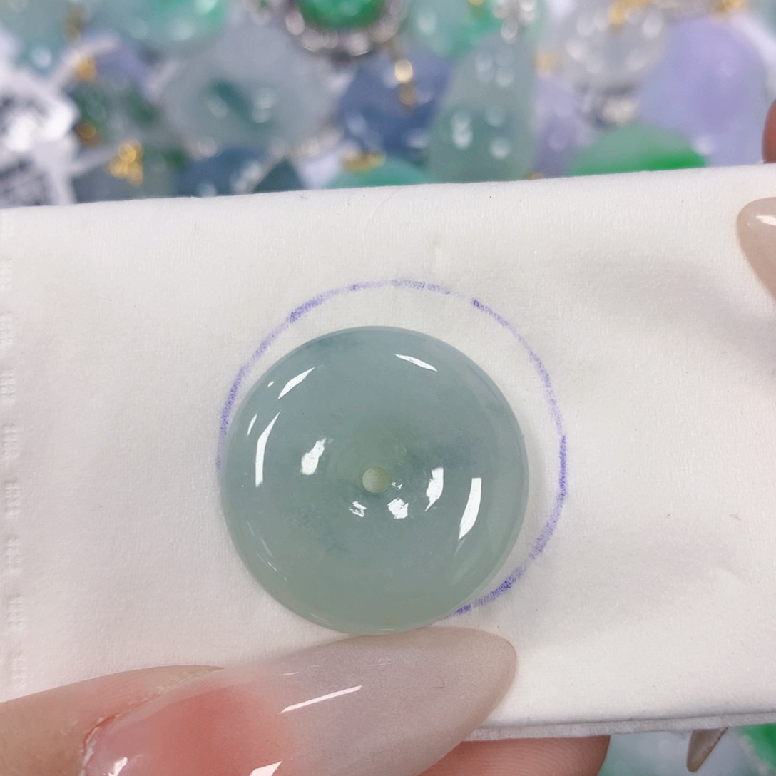 翡翠未镶嵌颈饰天然缅甸翡翠a货百元以上9元证书费自理