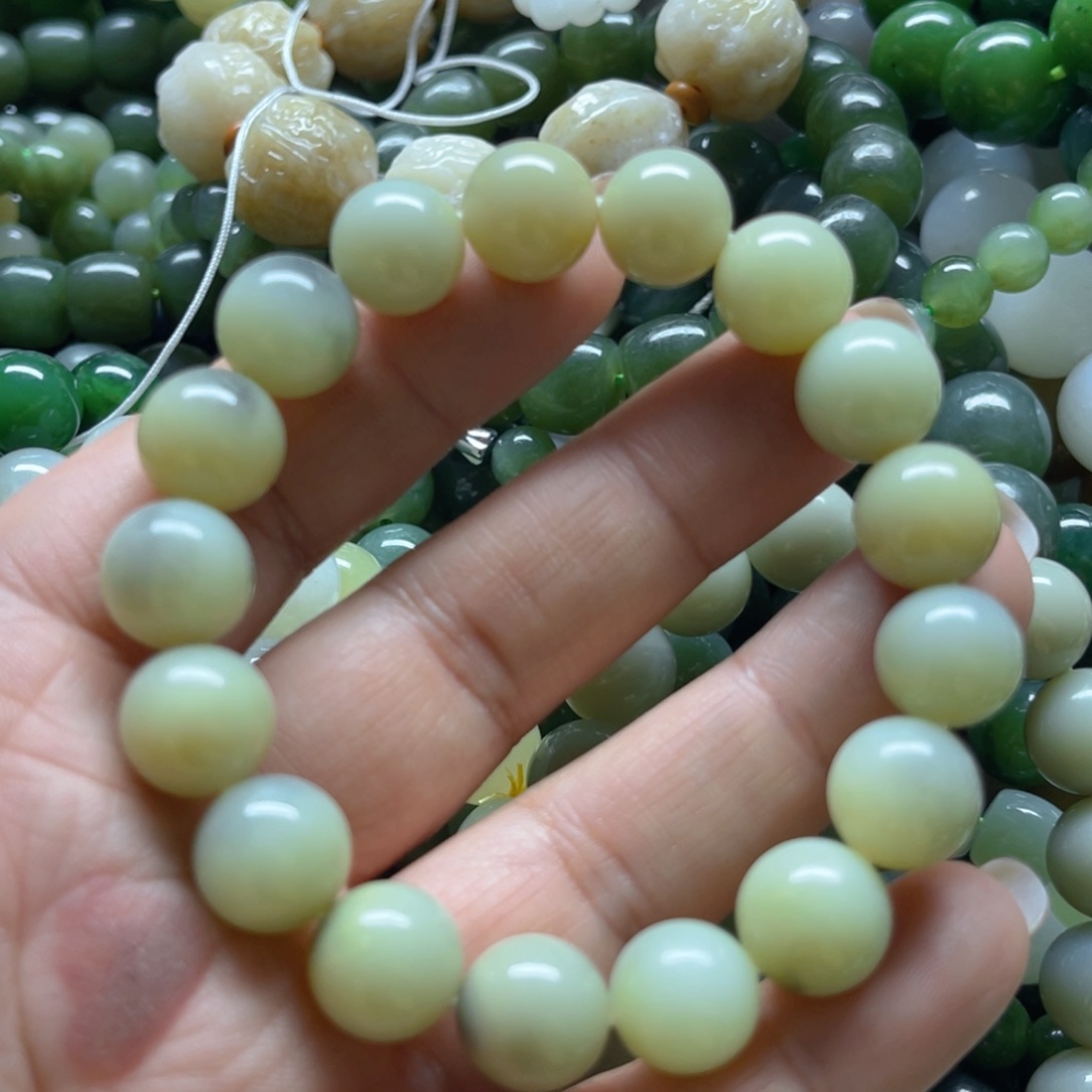 和田玉手链未镶嵌