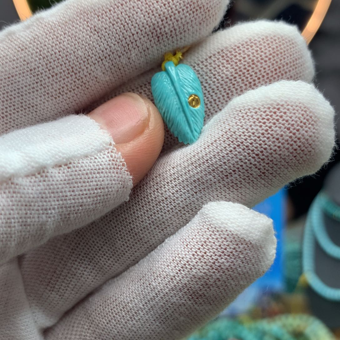 绿松石挂件未镶嵌