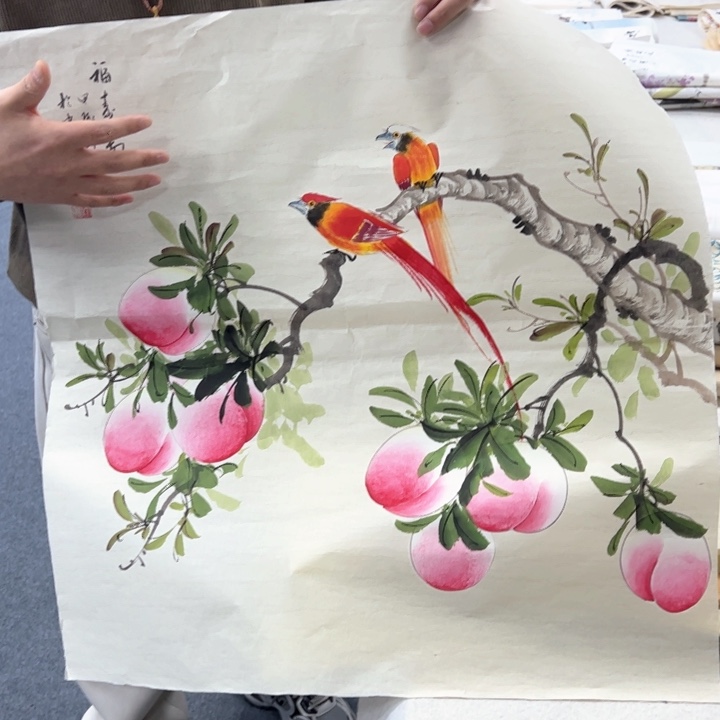 国画纯手绘作品欣赏图