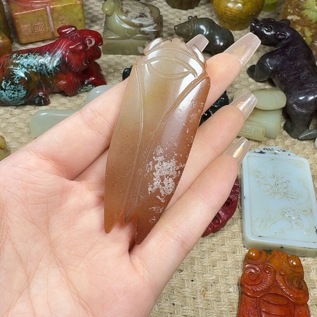 白玉菩提吊坠挂件