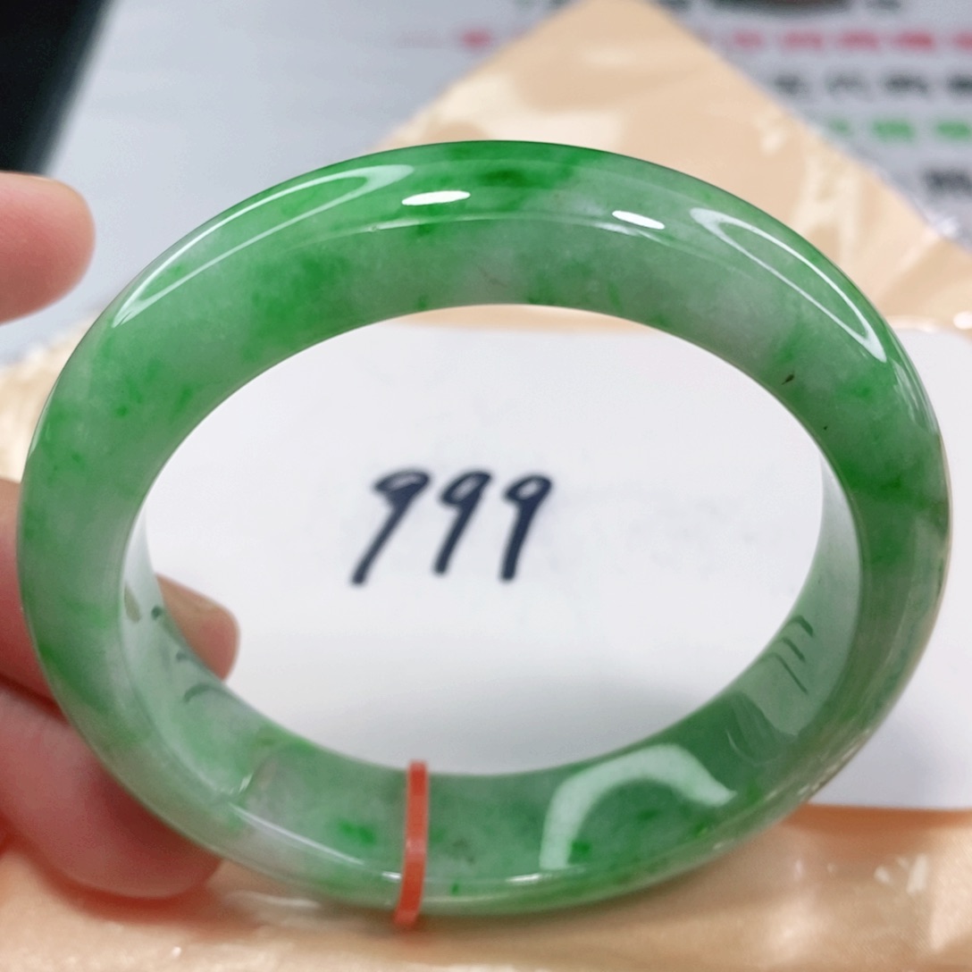 翡翠手镯未镶嵌54.5圈口