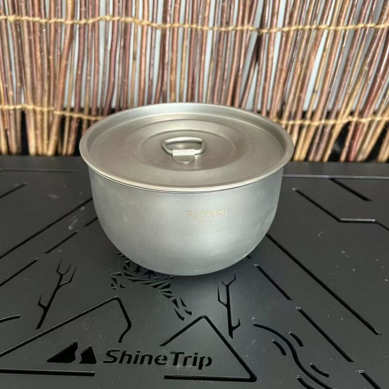 清货 钛 1L猪油罐蒸蛋器 高8.5*14.5cm