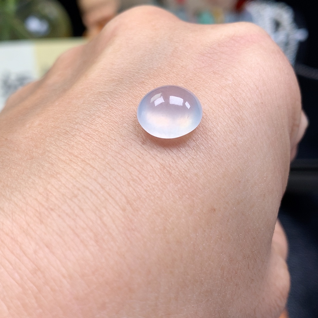 翡翠裸石缅甸天然A货翡翠冰种蛋面