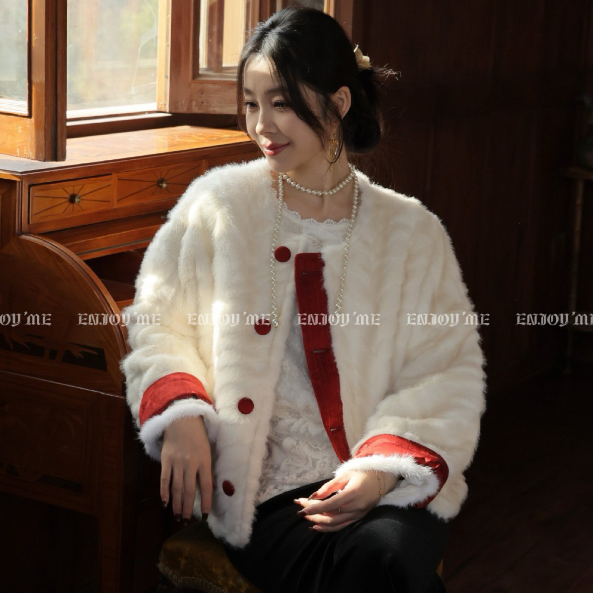 【门店同款】冬款上新“烟火漫春”祥瑞启岁双面穿中式外套 169095244