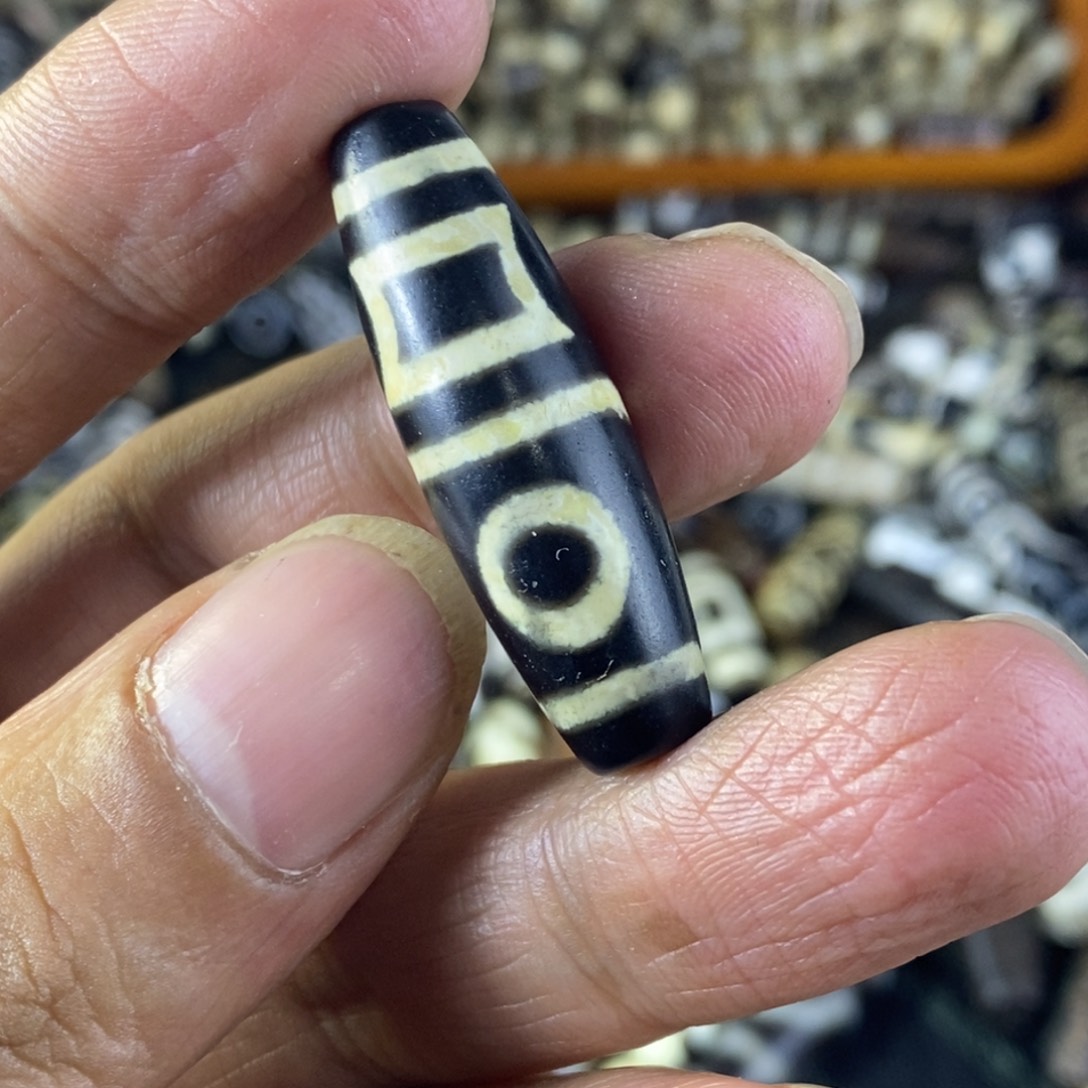 玛瑙/玉髓颈饰未镶嵌老料双天地