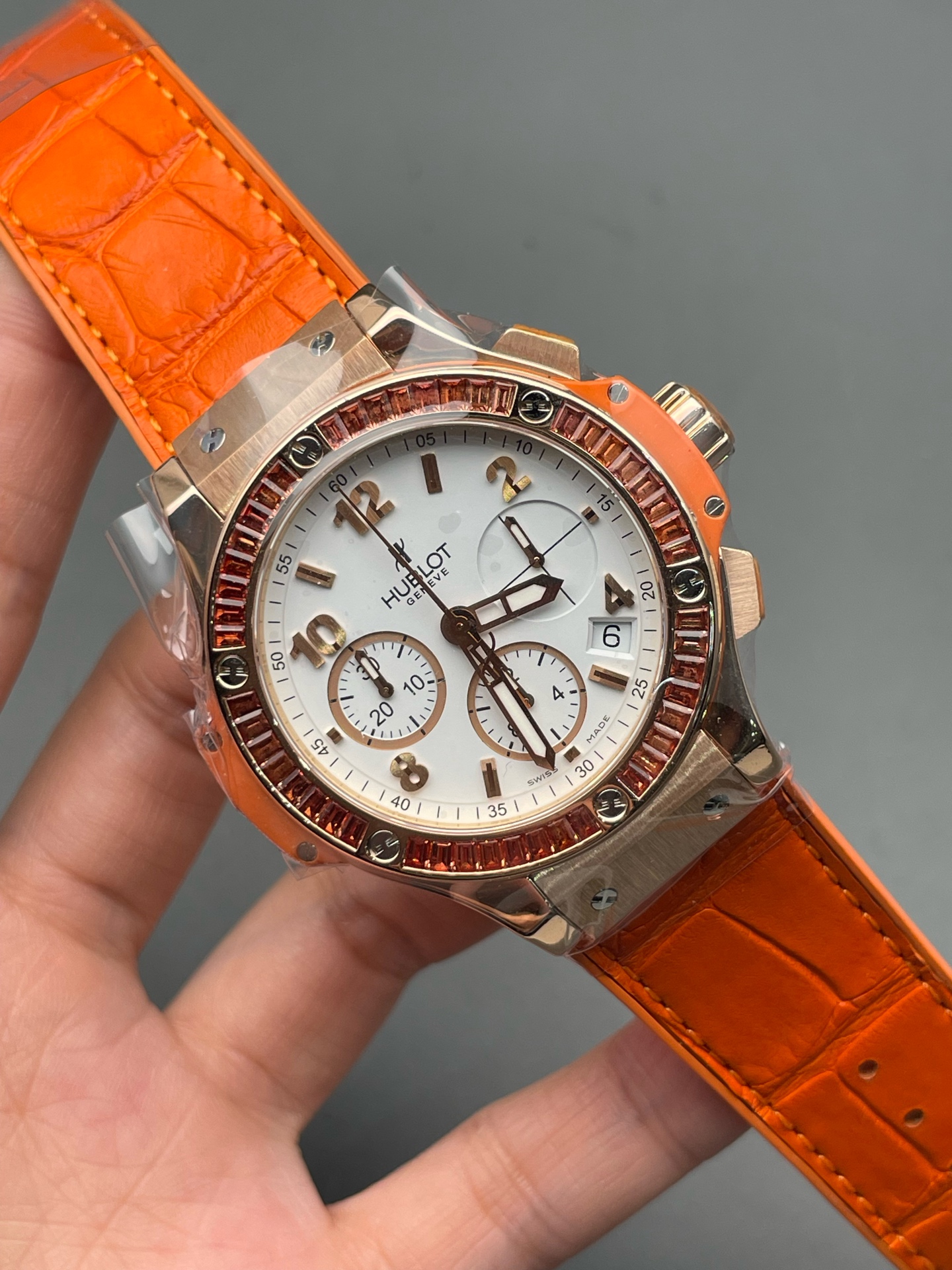 99新 Hublot/宇舶表 Big Bang系列341.PO.2010.LR.1906 18k玫瑰金