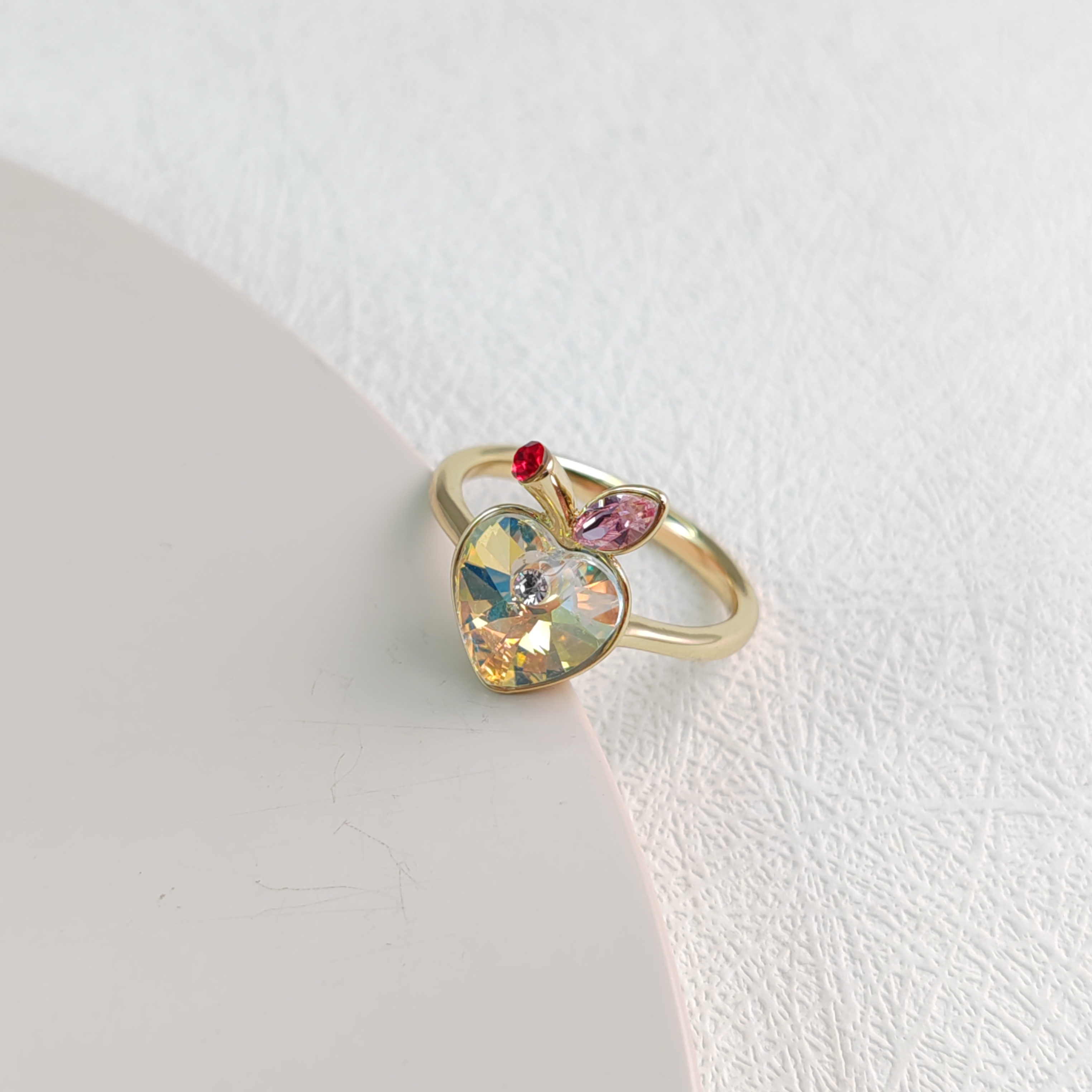 XUPING/旭平首饰 合金仿水晶戒指 【潘生福利】气质GD X001035254A9