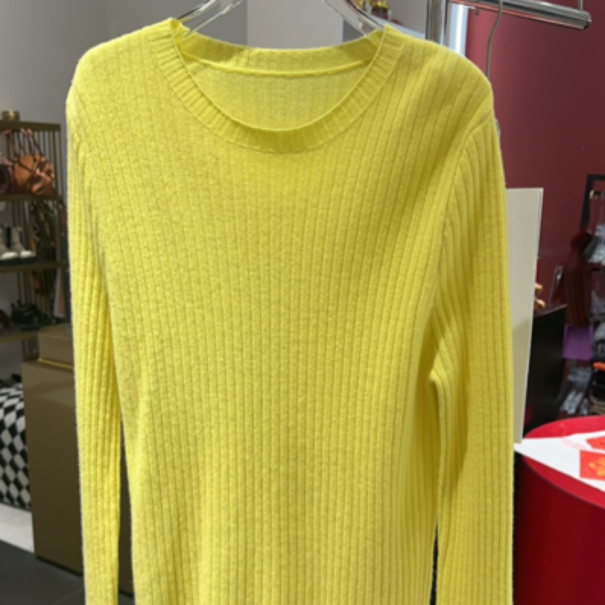 净版纯色中长款羊毛衫