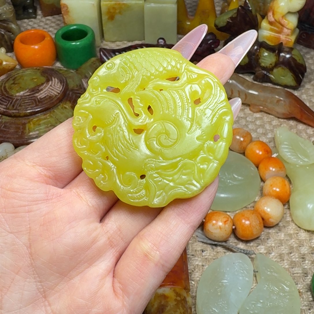 吊坠白玉菩提挂件