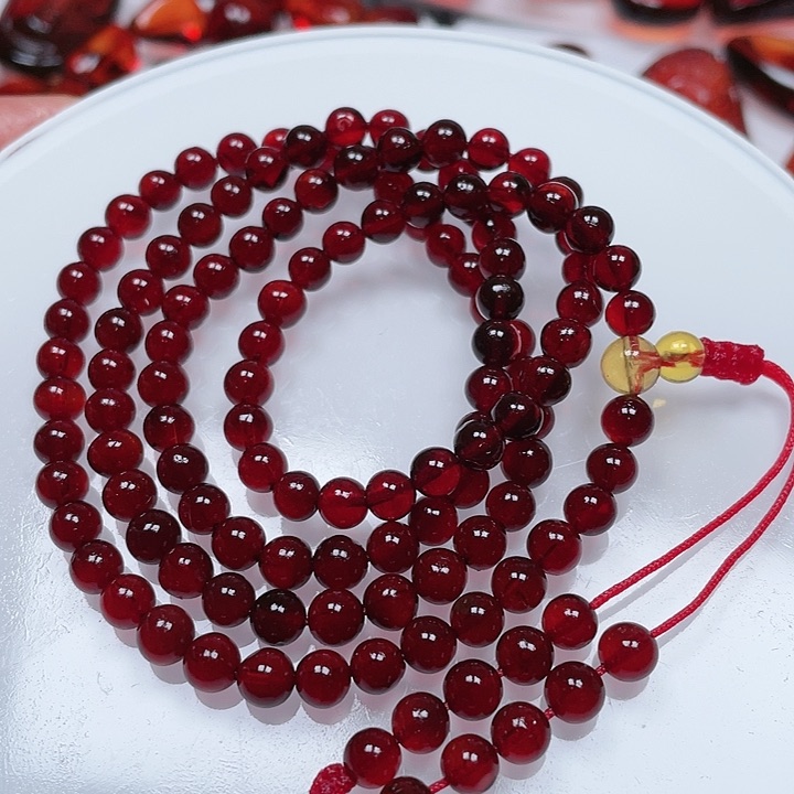 血珀手链未镶嵌钰****?规格5