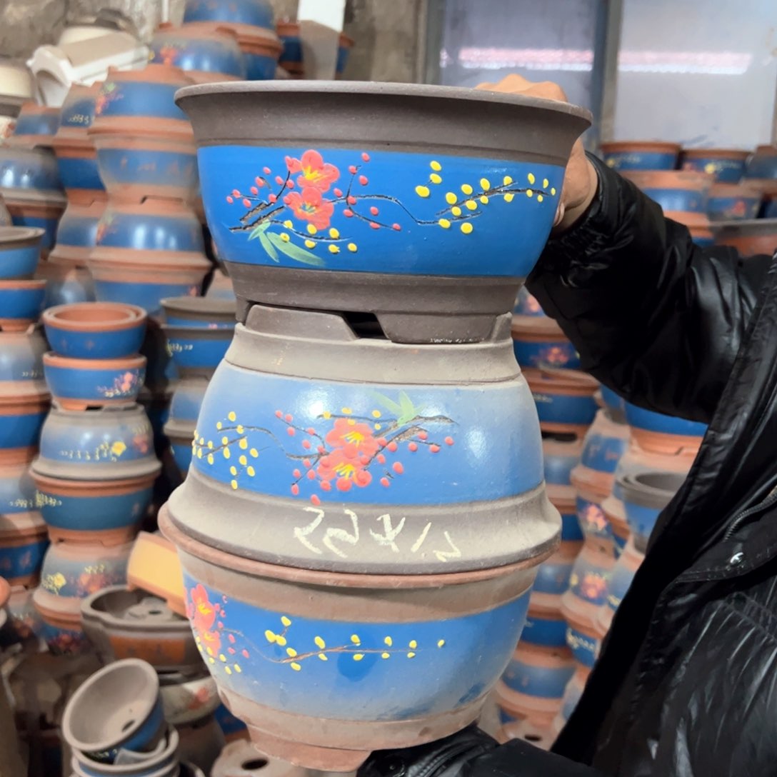 紫砂花盆紫砂花盆