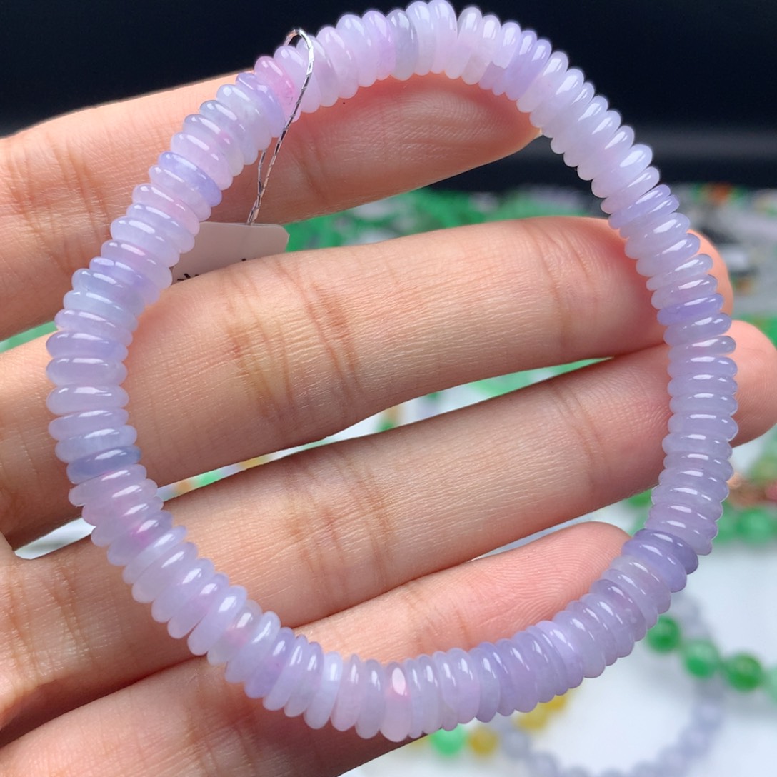 翡翠手链未镶嵌卡
