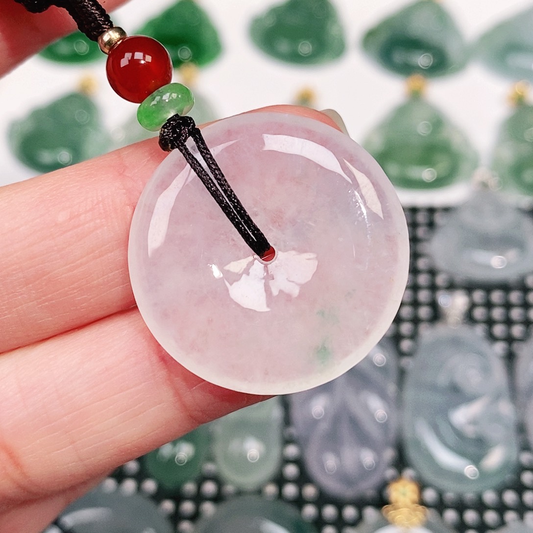 翡翠未镶嵌颈饰26.6/5